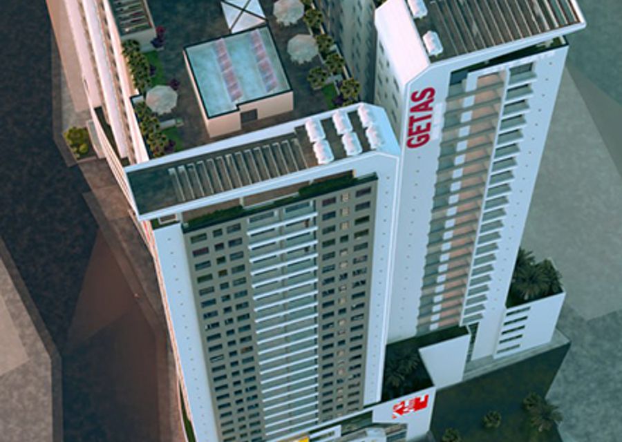 Getas tower rooftop render